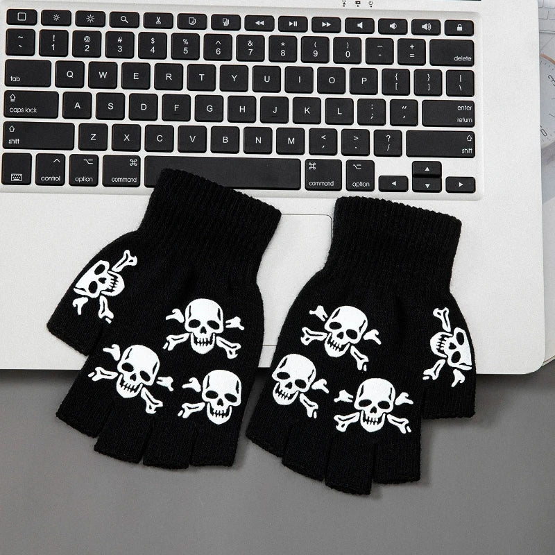 Punk Skeleton Kids Gloves