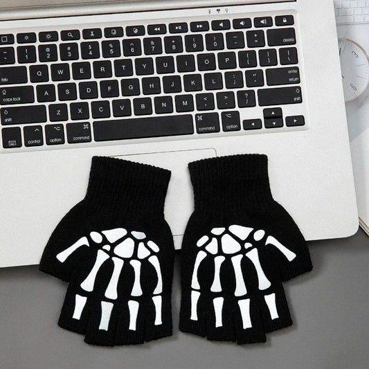 Punk Skeleton Kids Gloves