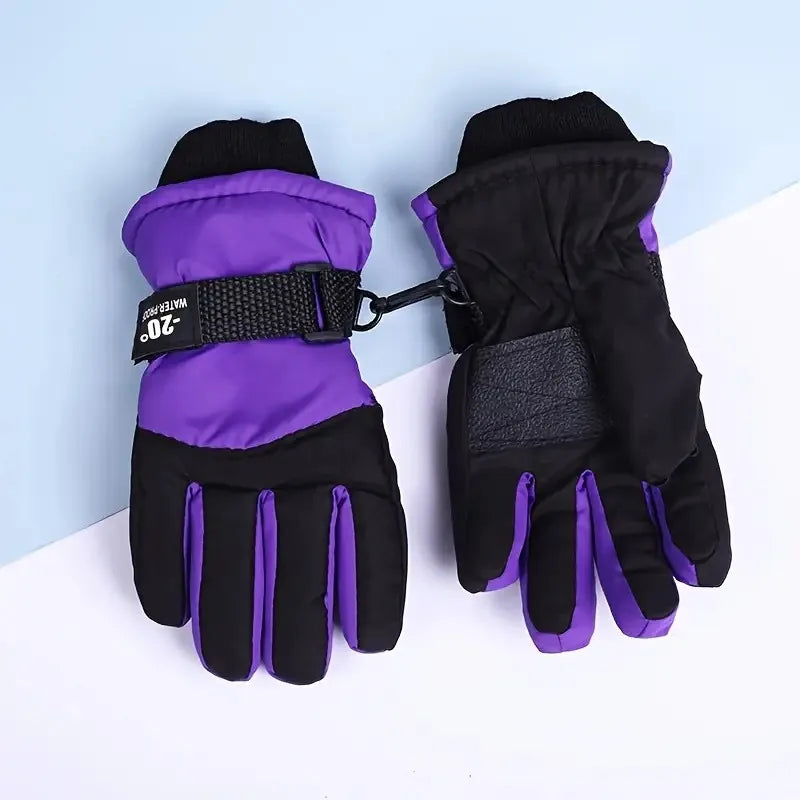 Kids Winter Ski Gloves