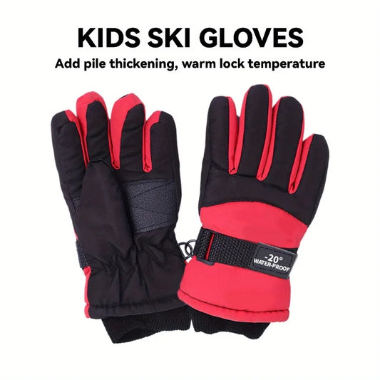 Kids Winter Ski Gloves