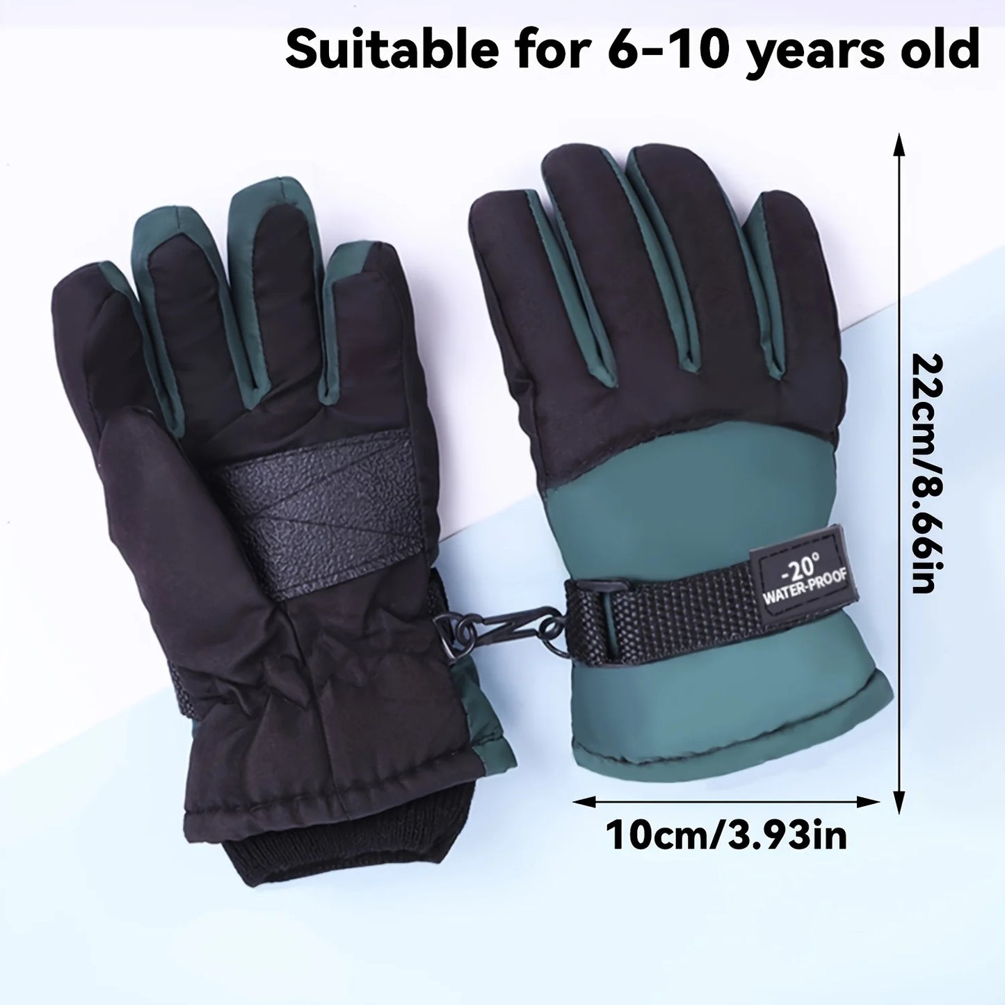 Kids Winter Ski Gloves