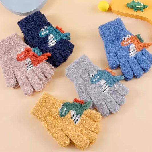 Dino Kids Winter Gloves