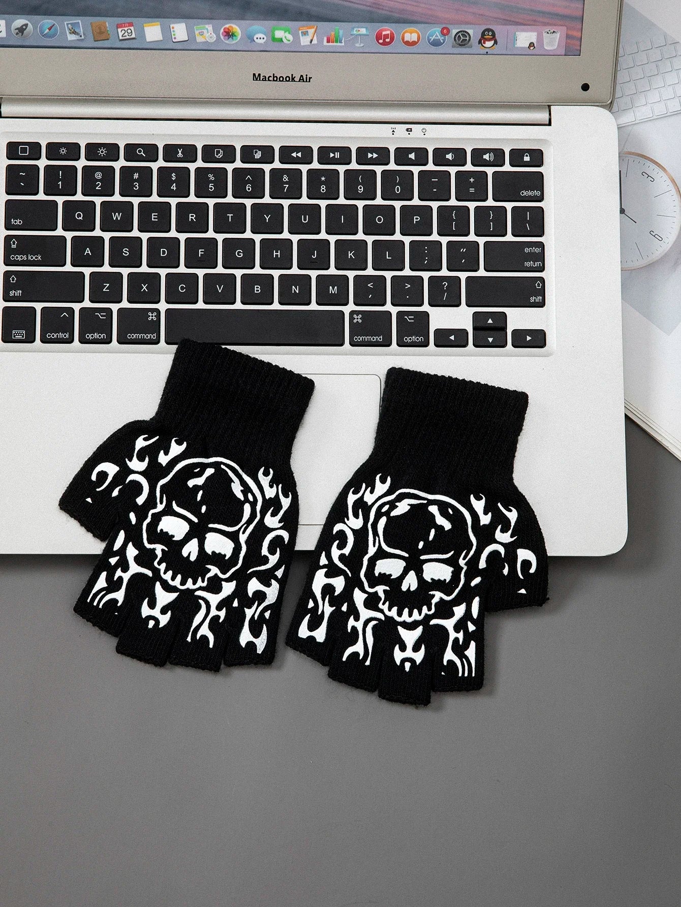 Punk Skeleton Kids Gloves