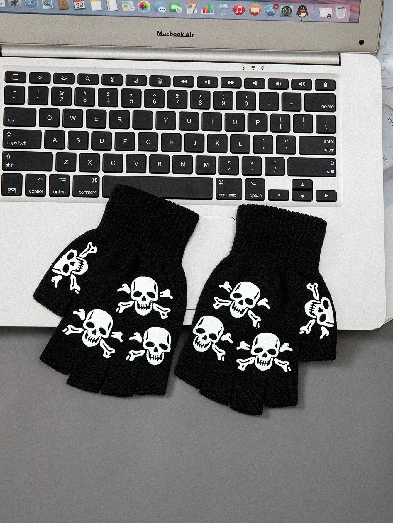 Punk Skeleton Kids Gloves