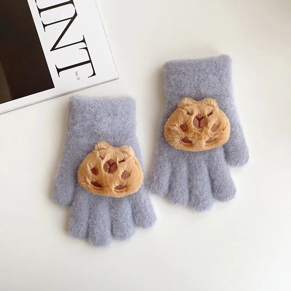 Cozy Capybara Kids Gloves