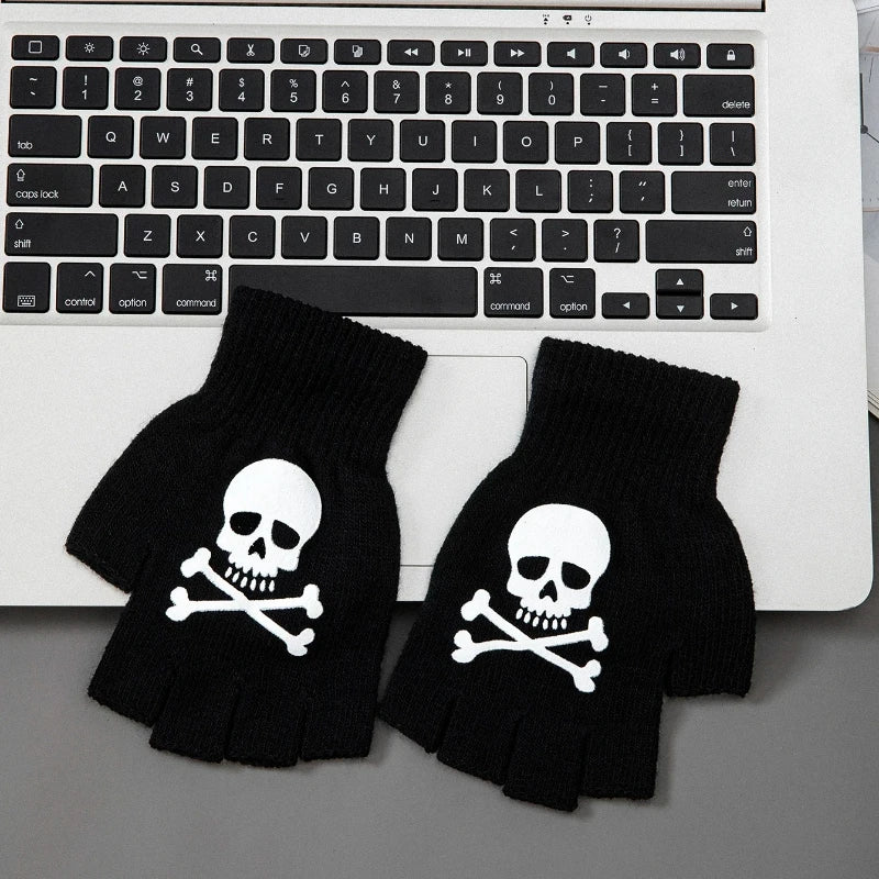 Punk Skeleton Kids Gloves