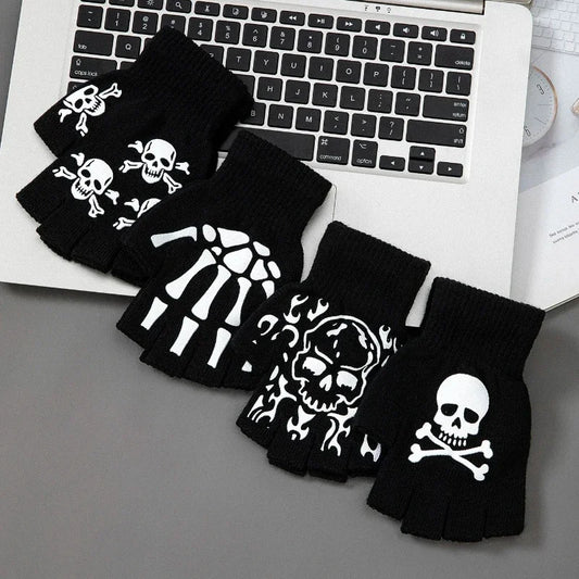 Punk Skeleton Kids Gloves