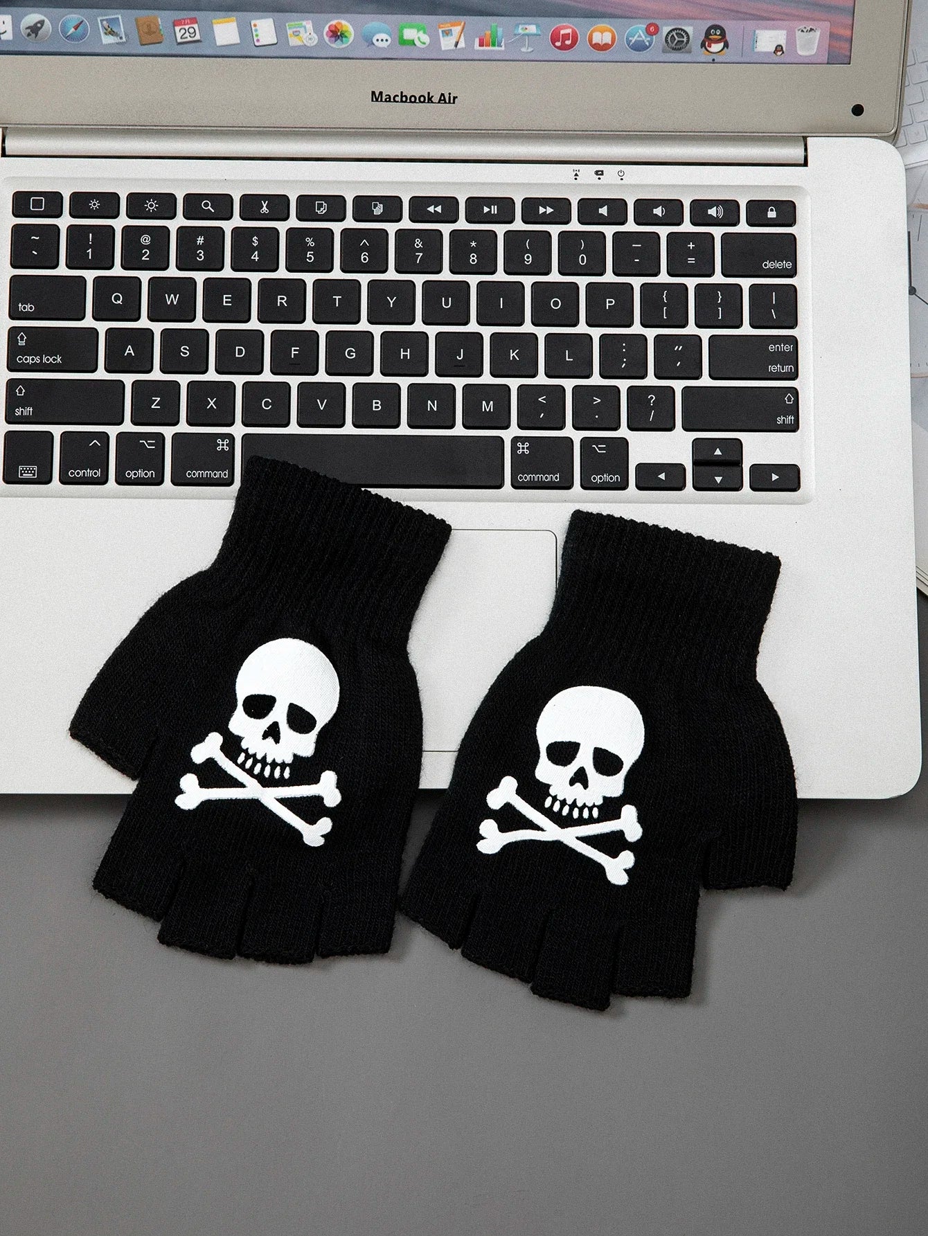 Punk Skeleton Kids Gloves
